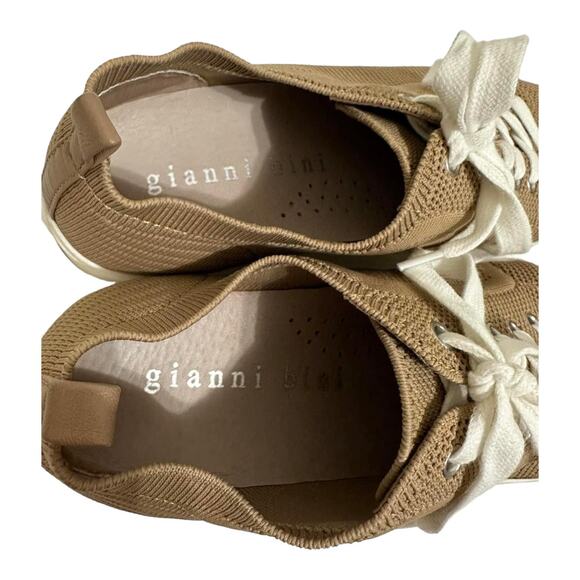Gianni Bini Marnah Womens Lace-Up‎ Brown Platform Sneakers Size 7.5M - Picture 4 of 8